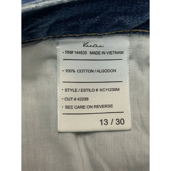 KanCan Eloise High Rise Straight Leg Jeans in Medium Wash - Sz 13/30 - NWT - Picture 8 of 8